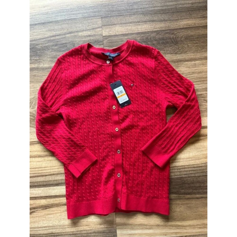 Tommy Hilfiger Cable Knit Cardigan Sweater